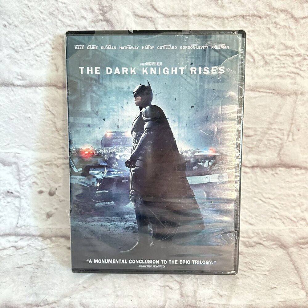 The Dark Knight Rises DVD Video Movie Christian Bale DC Comics Brand New Sealed